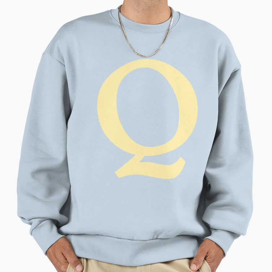 Letter Q Sweatshirt - Fun Novelty Design Unisex - T-Shirt, Sweatshirt, Hoodie