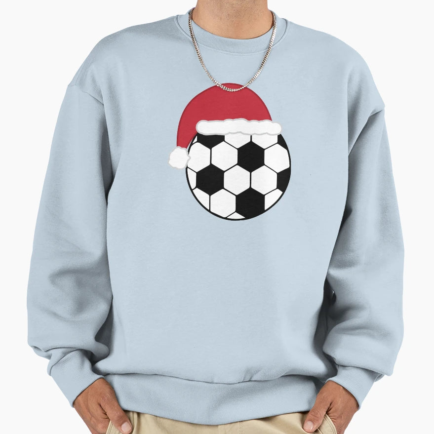 Soccer Santa Sweatshirt - Streetwear Style for Adults - T-Shirt, Sweatshirt, Hoodie