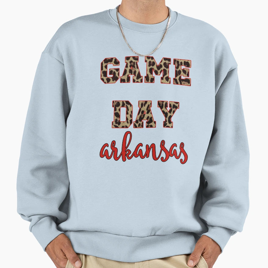 Game Day Arkansas Sweatshirt - Aesthetic Graphic Unisex - T-Shirt, Sweatshirt, Hoodie