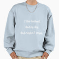 I Love Football My Dog And 2 People Sweatshirt - Aesthetic Graphic Unisex - T-Shirt, Sweatshirt, Hoodie