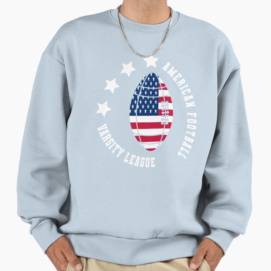 Varsity League American Football Sweatshirt - Streetwear Style for Adults - T-Shirt, Sweatshirt, Hoodie