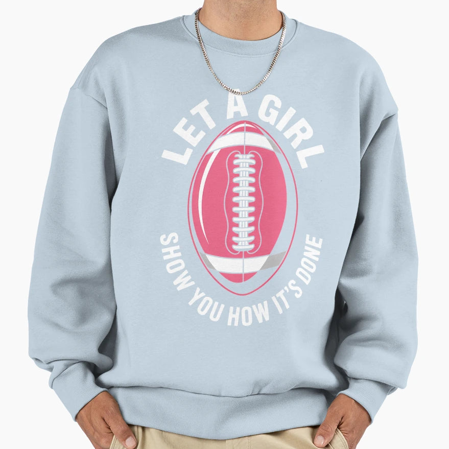 Funny Flag Football Joke Sweatshirt - Unique Graphic Men Women - T-Shirt, Sweatshirt, Hoodie