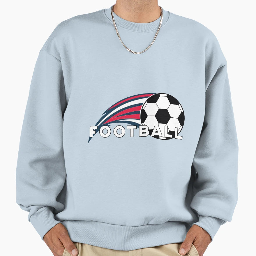 Football Soccer Sport Sweatshirt - Graphic Print for Adults - T-Shirt, Sweatshirt, Hoodie