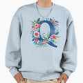 Q Initial Letter Q Sweatshirt - Fun Novelty Design for Adults - T-Shirt, Sweatshirt, Hoodie
