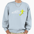 Rise Soccer Evolution Motion Sweatshirt - Unique Graphic Unisex - T-Shirt, Sweatshirt, Hoodie
