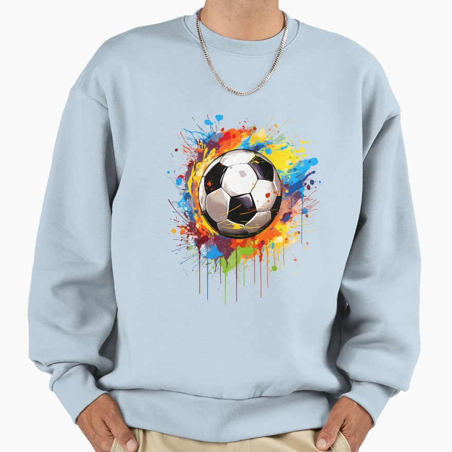Soccer Ball Sweatshirt - Novelty Apparel Men Women - T-Shirt, Sweatshirt, Hoodie