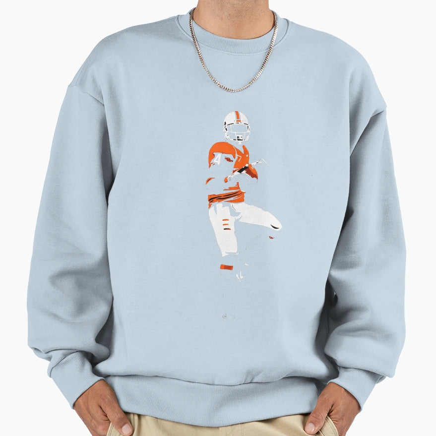 Devin Hester Miami Hurricanes 4 Sweatshirt - Trendy Graphic for Adults - T-Shirt, Sweatshirt, Hoodie