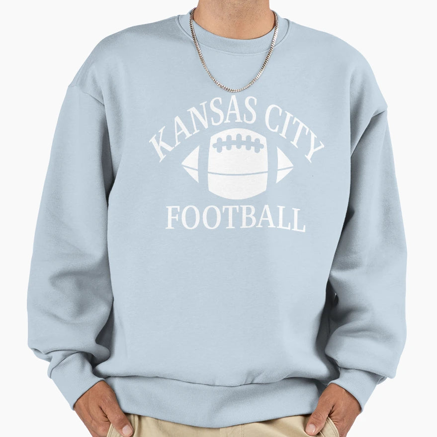 Kansas City Football Sweatshirt - Novelty Apparel for Adults - T-Shirt, Sweatshirt, Hoodie