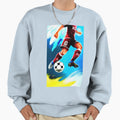 Soccer Player Sweatshirt - Aesthetic Graphic for Adults - T-Shirt, Sweatshirt, Hoodie