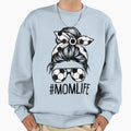 Mom Life Sports Soccer Messy Bun Mommy T-Shirt - Unique Graphic Men Women - T-Shirt, Sweatshirt, Hoodie