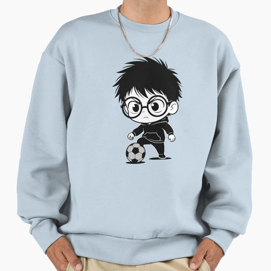 Football Sport Black White Hoodie - Graphic Print Unisex - T-Shirt, Sweatshirt, Hoodie