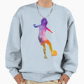 Soccer Player 15 Watercolor Sweatshirt - Unique Graphic Unisex - T-Shirt, Sweatshirt, Hoodie