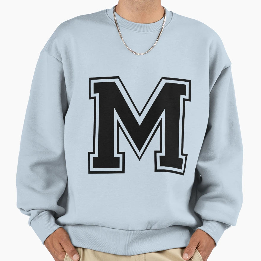 Letter M Sweatshirt - Aesthetic Graphic Unisex - T-Shirt, Sweatshirt, Hoodie