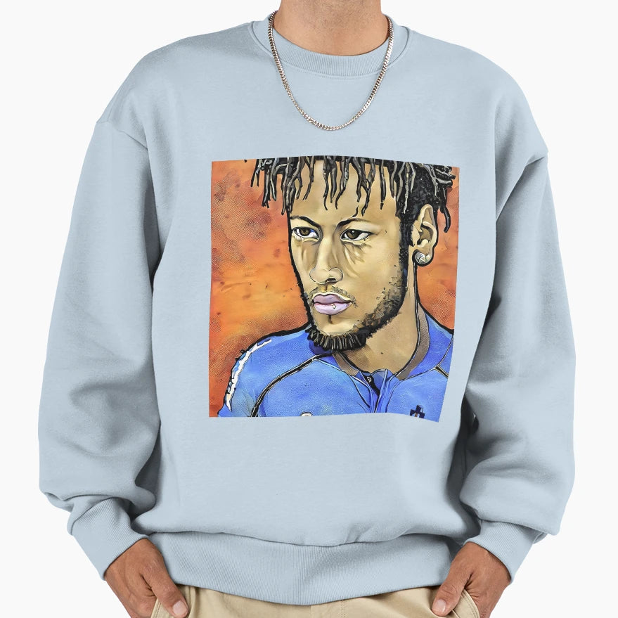 Big Neymar Sweatshirt - Custom Art Print Men Women - T-Shirt, Sweatshirt, Hoodie
