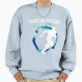 American Football Player Watercolor Sweatshirt - Graphic Print Men Women - T-Shirt, Sweatshirt, Hoodie