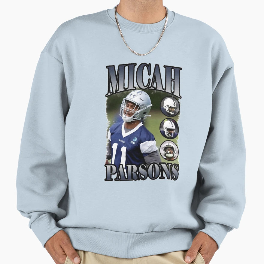 American Football Player 11 Sweatshirt - Minimalist Print for Adults - T-Shirt, Sweatshirt, Hoodie