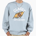 Classy Until Kickoff Football Funny Sweatshirt - Trendy Graphic Men Women - T-Shirt, Sweatshirt, Hoodie