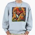 Football Player Comics Stylcartoone Sweatshirt - Minimalist Print Men Women - T-Shirt, Sweatshirt, Hoodie