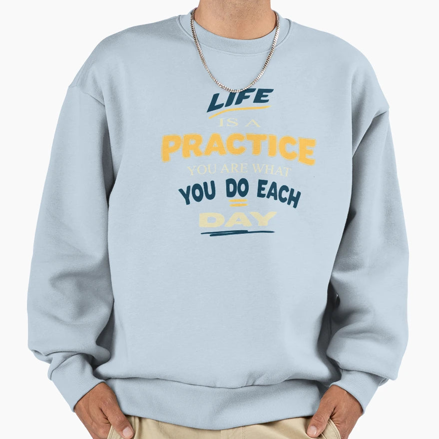 Motivational Sports Life Is Sweatshirt - Casual Everyday Wear Unisex - T-Shirt, Sweatshirt, Hoodie