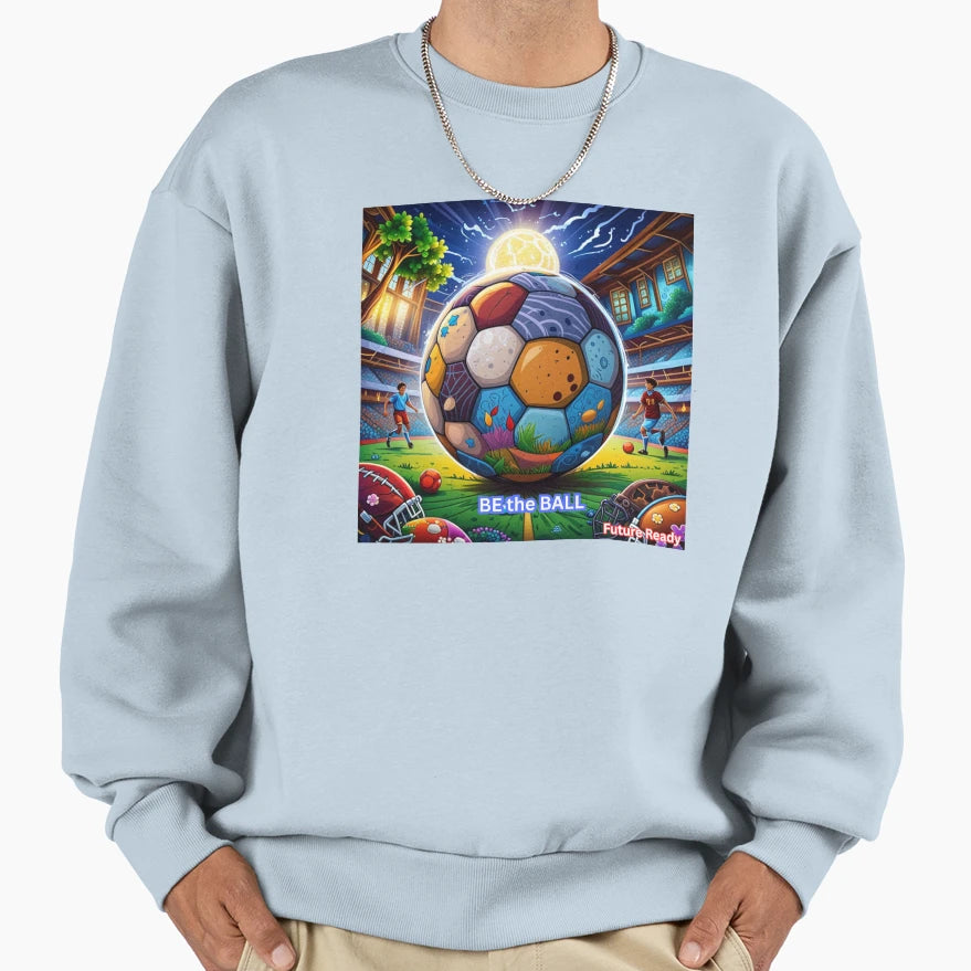 Soccer Art Be Ball Sweatshirt - Unique Graphic for Adults - T-Shirt, Sweatshirt, Hoodie