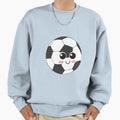 Kawaii Soccer Ball Sweatshirt - Streetwear Style Men Women - T-Shirt, Sweatshirt, Hoodie