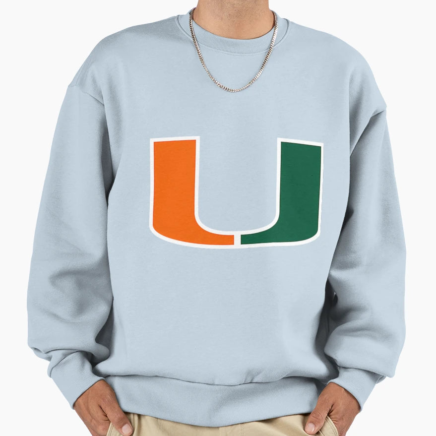 Be Miami Hurricanes Sports Sweatshirt - Streetwear Style Unisex - T-Shirt, Sweatshirt, Hoodie