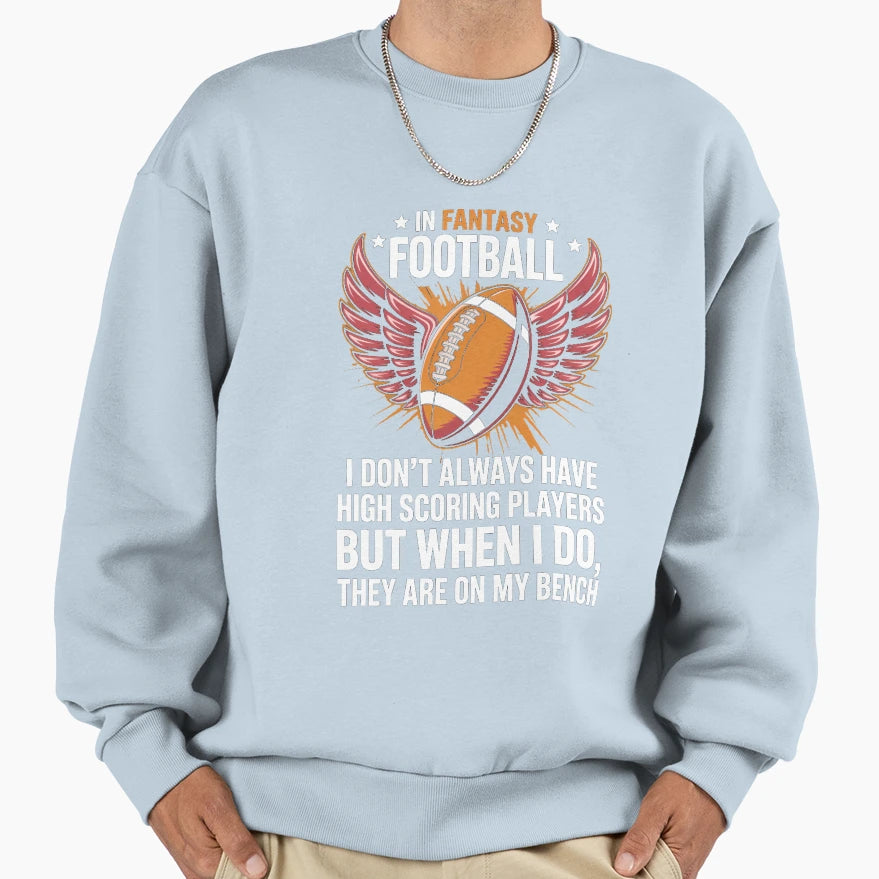 Fantasy Football Fantasy Sweatshirt - Casual Everyday Wear for Adults - T-Shirt, Sweatshirt, Hoodie
