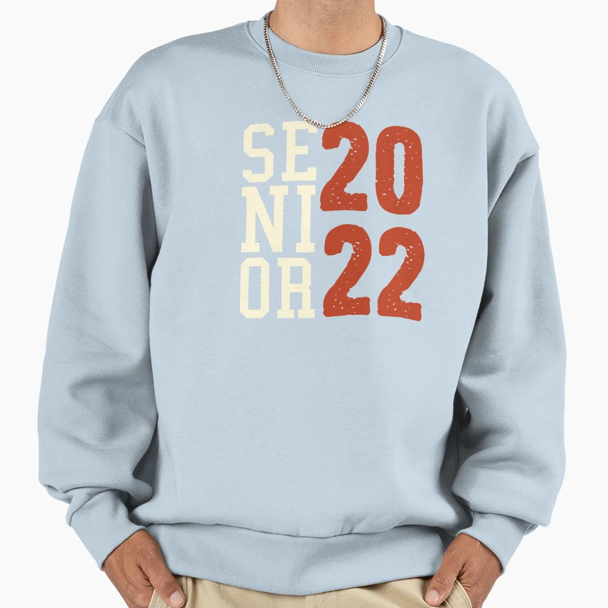 Senior 2022 Sweatshirt - Custom Art Print for Adults - T-Shirt, Sweatshirt, Hoodie