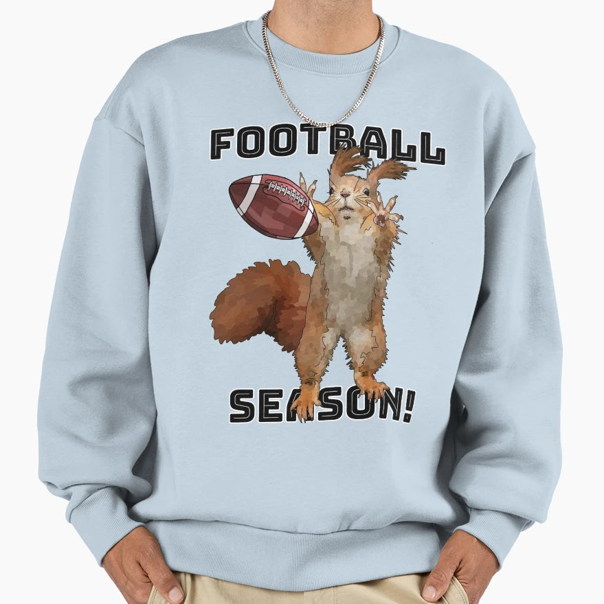 Football Season Sweatshirt - Custom Art Print for Adults - T-Shirt, Sweatshirt, Hoodie