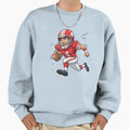 Dynamic Cartoon American Sweatshirt - Fun Novelty Design for Adults - T-Shirt, Sweatshirt, Hoodie
