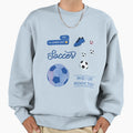 Blue Watercolor Soccer Pack Sweatshirt - Minimalist Print Unisex - T-Shirt, Sweatshirt, Hoodie