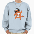 Monogram Z Groovy Cat Sweatshirt - Custom Art Print Unisex - T-Shirt, Sweatshirt, Hoodie