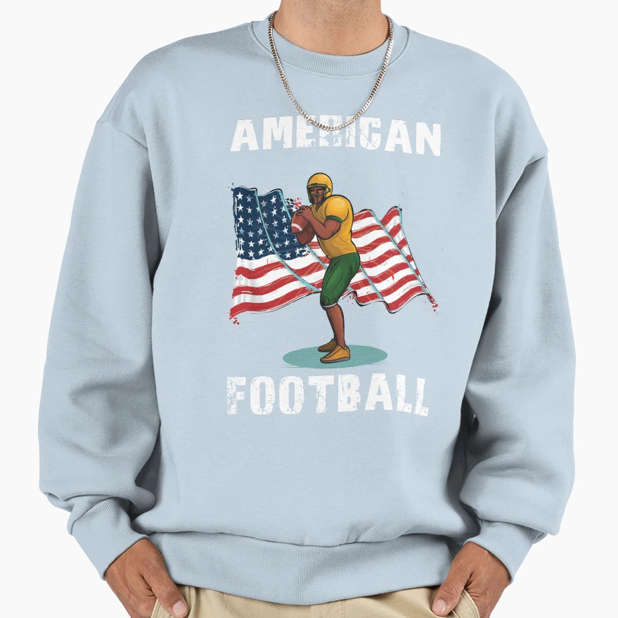American Football Sweatshirt - Novelty Apparel Unisex - T-Shirt, Sweatshirt, Hoodie