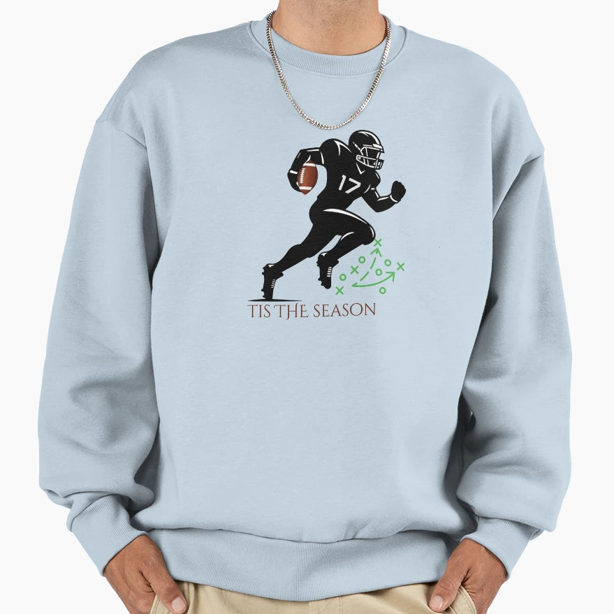 Tis Season Football Sweatshirt - Fun Novelty Design for Adults - T-Shirt, Sweatshirt, Hoodie