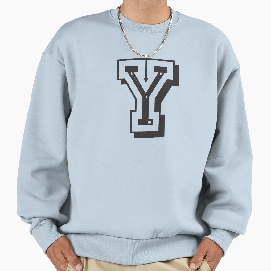 Letter Y College Font From University Sweatshirt - Novelty Apparel Unisex - T-Shirt, Sweatshirt, Hoodie