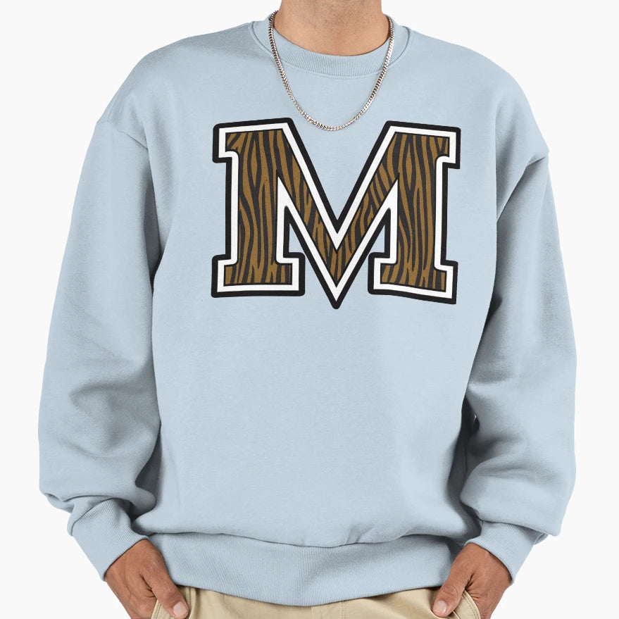 M Bronw Tabby Mackerel Sweatshirt - Casual Everyday Wear Men Women - T-Shirt, Sweatshirt, Hoodie