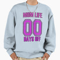 Mom Life No Days Off Football Sweatshirt - Minimalist Print Men Women - T-Shirt, Sweatshirt, Hoodie