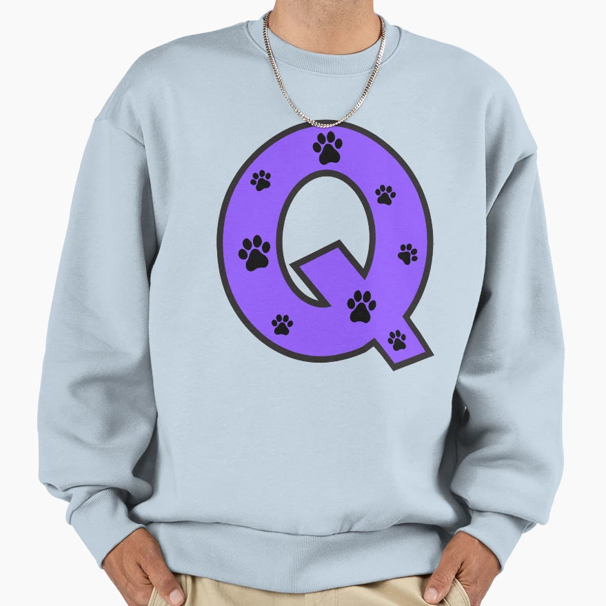 Paw Alphabet Sweatshirt - Graphic Print Men Women - T-Shirt, Sweatshirt, Hoodie