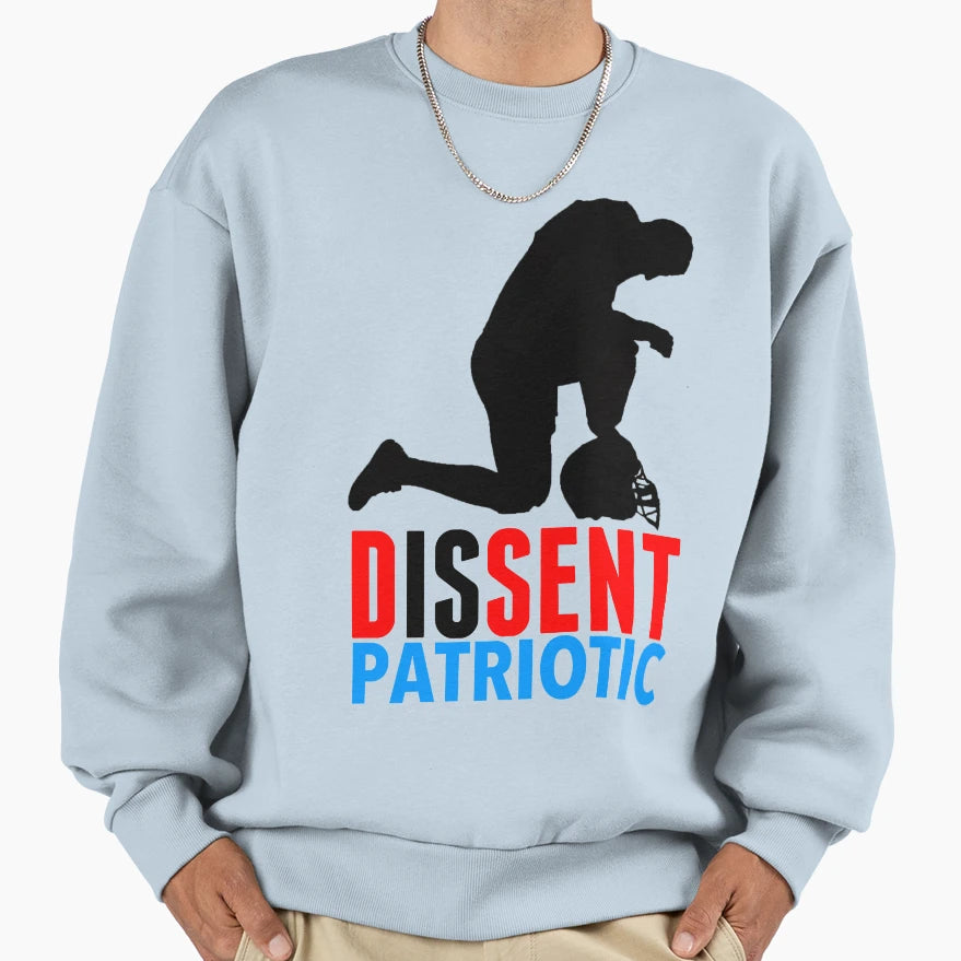 Take Knee Dissent Is Patriotic Sweatshirt - Novelty Apparel Men Women - T-Shirt, Sweatshirt, Hoodie