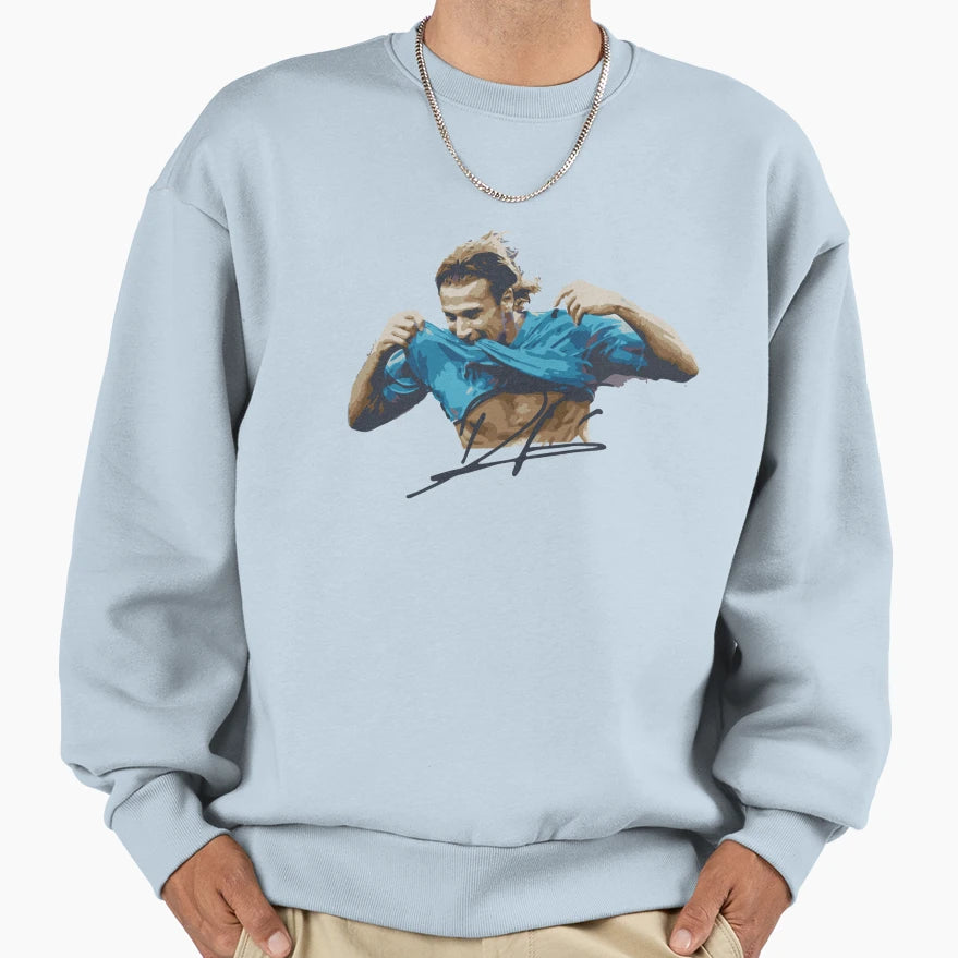 Diego Forlan Football Legends Sweatshirt - Streetwear Style for Adults - T-Shirt, Sweatshirt, Hoodie