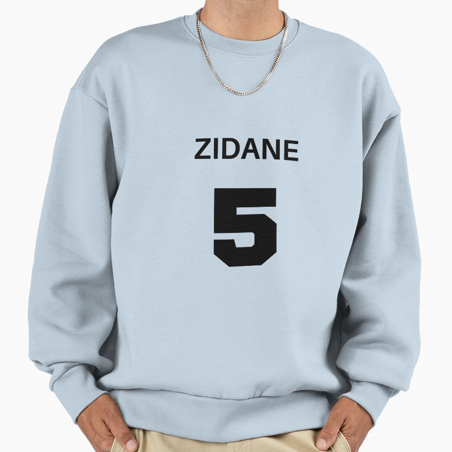 Zidane Jersey 5 Madrid T-Shirt - Aesthetic Graphic Unisex - T-Shirt, Sweatshirt, Hoodie