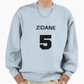 Zidane Jersey 5 Madrid T-Shirt - Aesthetic Graphic Unisex - T-Shirt, Sweatshirt, Hoodie