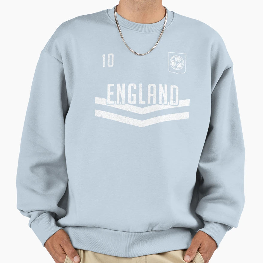 England Lions Euro Football Red Sweatshirt - Fun Novelty Design Unisex - T-Shirt, Sweatshirt, Hoodie