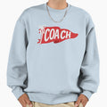 Coach Pennant Flag Red Sweatshirt - Fun Novelty Design Men Women - T-Shirt, Sweatshirt, Hoodie