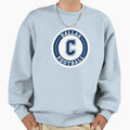 Dallas Football Round Badge Sweatshirt - Novelty Apparel for Adults - T-Shirt, Sweatshirt, Hoodie