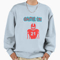 American Football Player Icon Sweatshirt - Custom Art Print Men Women - T-Shirt, Sweatshirt, Hoodie