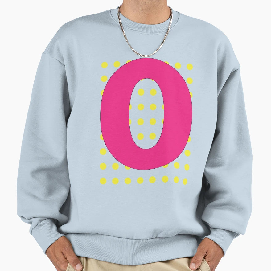 O Letter Letter O Sweatshirt - Unique Graphic Men Women - T-Shirt, Sweatshirt, Hoodie