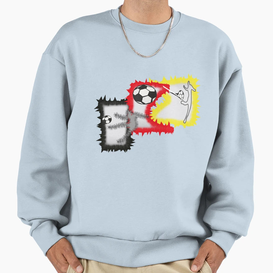 Football Player Football Sweatshirt - Casual Everyday Wear for Adults - T-Shirt, Sweatshirt, Hoodie