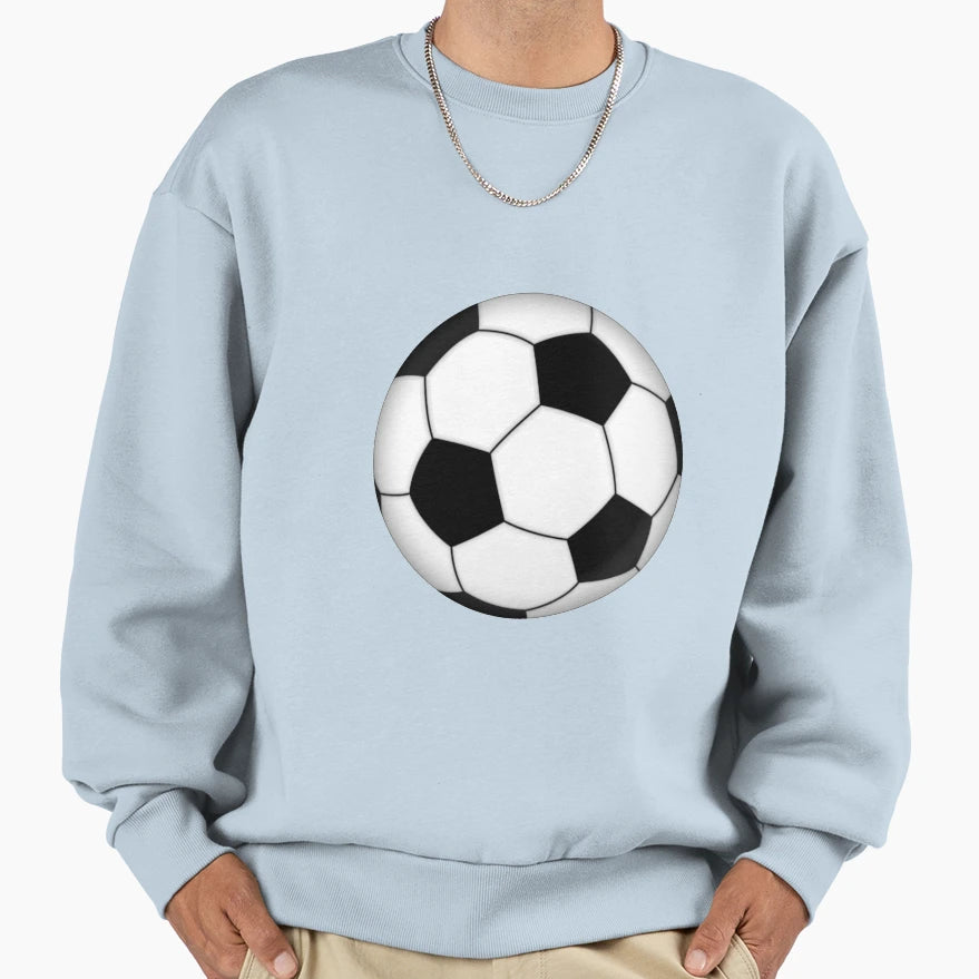 Soccer Ball Sweatshirt - Fun Novelty Design for Adults - T-Shirt, Sweatshirt, Hoodie