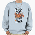 Just Who Loves Fall Pumpkin Football Sweatshirt - Trendy Graphic Men Women - T-Shirt, Sweatshirt, Hoodie